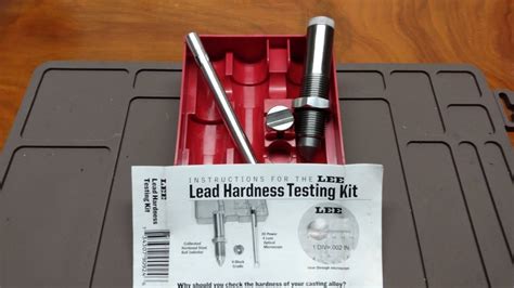 lee hardness tester table|lead hardness chart for bullets.